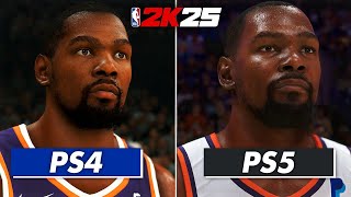 NBA 2K25 PS5 vs PS4 Comparison  Graphics Gameplay amp MyCareer  IS LAST GEN GOOD ENOUGH [upl. by Ydnagrub]