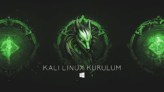 Sanal Bilgisayara Kali Linux Kurulumu  Windowser [upl. by Hewe]