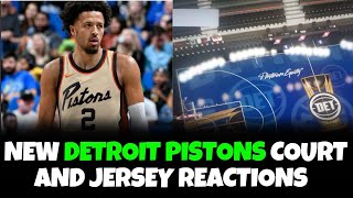 Reacting To The Detroit Pistons City jersey amp court leaks [upl. by Melar102]