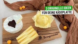 3 originelle Ideen  für Deine Käseplatte 🧀 [upl. by Etnaud]