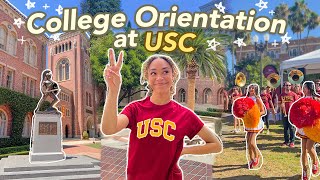 College Orientation VLOG  USC Freshman Year 💛❤️✌🏽 [upl. by Ephraim8]