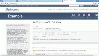 DevExpress Webinars  Getting Started with the ASPNET HTML Editor [upl. by Atteuqal]