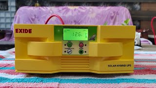 Exide Campany Solar Inverter 1100 InverterUps  Full Review [upl. by Rowen]