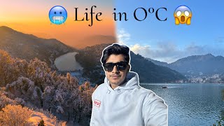 Nainital Life in 0°C ❄️😱  Nainital Snowfall Update 2024 [upl. by Yramesor101]