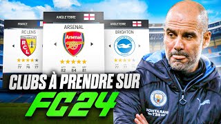 7 CLUBS À PRENDRE ABSOLUMENT EN CARRIÈRE MANAGER SUR FC24 [upl. by Atcele347]