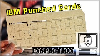 IBM Punched Cards Hollerith Cards Inspection  Nostalgia Nerd [upl. by Oeniri]