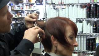 Very long to super short asymmetrical clipper haircut Vidal Sassoon inspired Womens cut [upl. by Sophi]