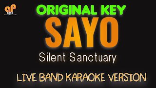 SAYO  Silent Sanctuary HQ KARAOKE VERSION [upl. by Mcculloch]