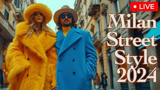 Italian Winter 2024 Street Fashion A Glimpse of the Citys Street Fashion Trends [upl. by Consuela]