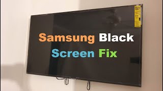 How to Fix Samsung TV Black Screen [upl. by Davidson]