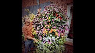 How to Make a Luxury Hanging Basket at Home  Step by Step Walkthrough [upl. by Yenot]