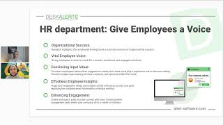 How to engage staff in Healthcare without disrupting workflow DeskAlerts online webinar [upl. by Nothgierc]