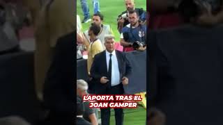 La IMAGEN de LAPORTA DESPUÉS del BARÇA 0  MÓNACO 3 en el JOAN GAMPER [upl. by Ahsym870]