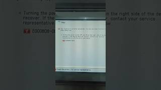 Error Code Canon iRA 6275 [upl. by Gotthelf]