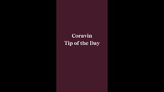 Coravin Tip of the Day 1 [upl. by Acinor]