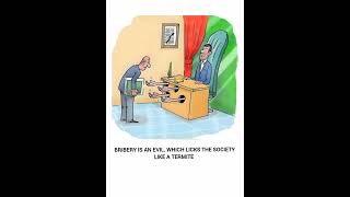 This picture based on reality of society Increasing tendency of bribery in the society [upl. by Eillehs]