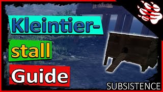 ► Subsistence Beginnersguide 2021🐻  003 Kleintierhaltung [upl. by Hazem]