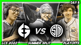 THE TRIABLE LCS 2022 CoStreams  Summer Split  Playoffs Day 8  EG vs TSM [upl. by Atnes]