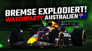 VerstappenAusfall erlöst die Konkurrenz I Watchparty F1 Australien 2024 [upl. by Terese]