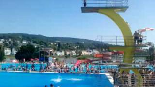 Freibad Sprung aus 10 Meter mit Auerbach [upl. by Nihs333]