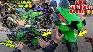 Booked New Zx10r😍 Final Look Of Hulk😍 New Superbike Soon Kawasaki h2r [upl. by Casteel]