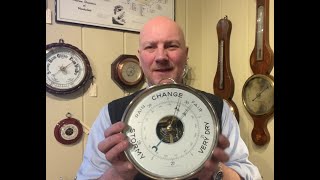 How To Read  Set  Use An Aneroid Barometer [upl. by Aoh]