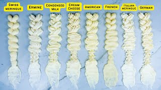 The ultimate buttercream comparison I tested 8 kinds [upl. by Ahsiat]