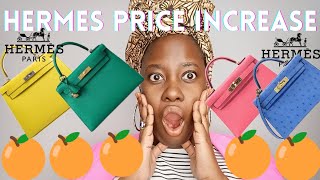 HERMES PRICE INCREASE JANUARY 2022 NEW PRICES IN PARIS FOR MINI KELLY BRACELET  EXOTICS [upl. by Ruder522]