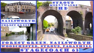 Stagecoach Bus Route 63 Forest Green Nailsworth Woodchester Stroud Paganhill [upl. by Dorolisa]