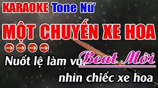 Một Chuyến Xe Hoa Karaoke Tone Nữ Karaoke Nhựt Anh  Beat Mới [upl. by Aztiram973]