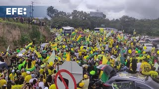 Miles de aficionados celebran con fervor el título de liga de Atlético Bucaramanga [upl. by Therine]