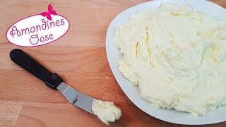 Deutsche Buttercreme  Grundrezept  PuddingButtercreme  Vanille [upl. by Llet]