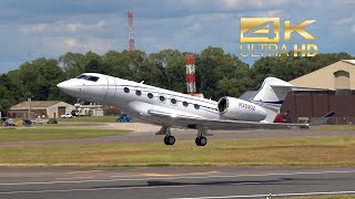 4K Gulfstream G500 from Gulfstream Aerospace N3030Z departure RAF Fairford RIAT 2023 AirShow [upl. by Theodoric]