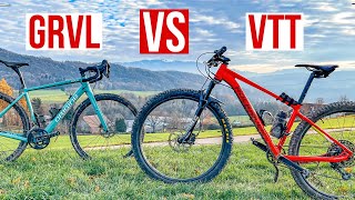 Gravel ou Vtt  qui va le plus vite  💡Avantages et inconvénients des deux vélos 💪 [upl. by Hluchy809]