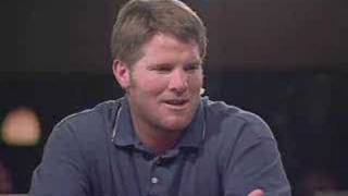 WISN Archive Vina Asks Favre About Grind Of NFL Schedule [upl. by Sualkin]