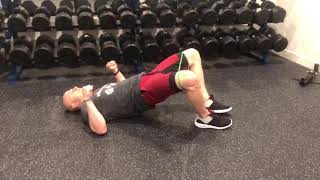 Banded Glute Bridge with Abduction [upl. by Dyrraj]