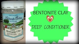 Natural Hair  Bentonite Clay Deep Conditioner 4B4C Hair [upl. by Notsrik]