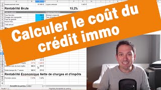 Calculer le coût du crédit immobilier [upl. by Sholeen]