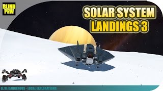 Elite Dangerous  Local Explorations  Solar System Landings Part 3 Saturns moons [upl. by Eilyah]