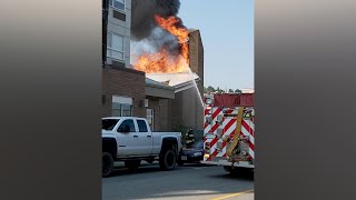 Fire at downtown church [upl. by Richardo243]