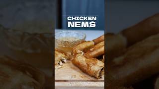 Taste this chicken nems 🤤🍗 food asmr foodlover recipe chicken nems [upl. by Ahsekyw995]