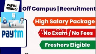 All Bihar Paytm Job vacancy 2024  Paytm Hiring [upl. by Ellehcal]