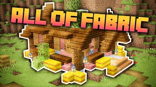 All of Fabric 3 Minecraft Modpack Ep 1 Just A Starter House [upl. by Alliuqaj]