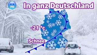 wetter  Großer Schnee kommt nach Deutschland Mit sibirischem Frost Hier ist der bestätigte Termin [upl. by Jardena]