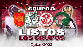 ASÍ QUEDÓ el SORTEO del MUNDIAL QATAR 2022 SIMULACIÓN [upl. by Tirrag]