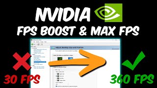 Nvidia Control Panel Settings For The Best FPS in Games  2024 [upl. by Anora311]
