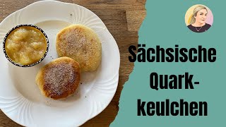 Sächsische Quarkeulchen mit Kartoffeln und selbst gemachter Apfelmus [upl. by Aicram]