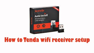 How to Tenda wifi driver setup  Badisco is live [upl. by Amber]