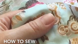 How to Sew an Invisible Ladder Stitch [upl. by Namlak]