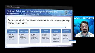 İŞLETİM SİSTEMLERİ  Ünite1  Özet [upl. by Ignacio]